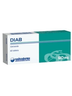 Diab MR 30mg. 60 tablets